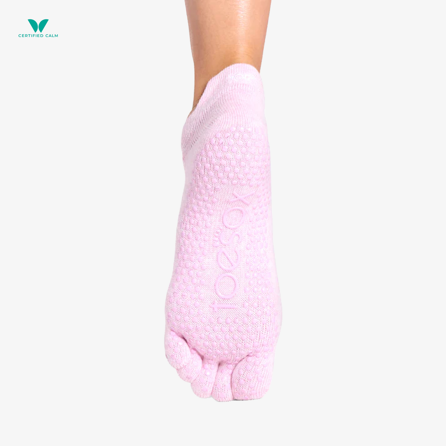 ToeSox Grip Socks Full Toe Bellarina