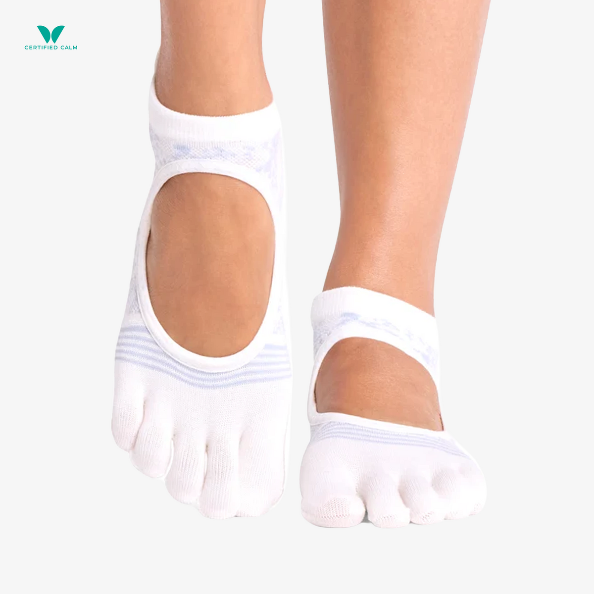 ToeSox Grip Socks Full Toe Bellarina Tec