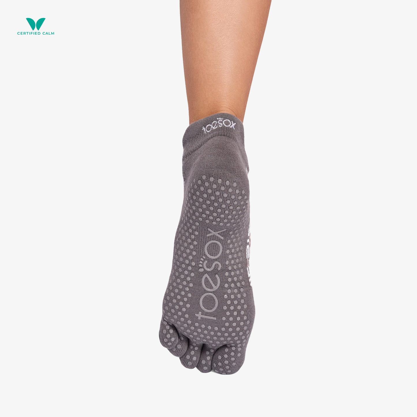 ToeSox Grip Socks Full Toe Bellarina
