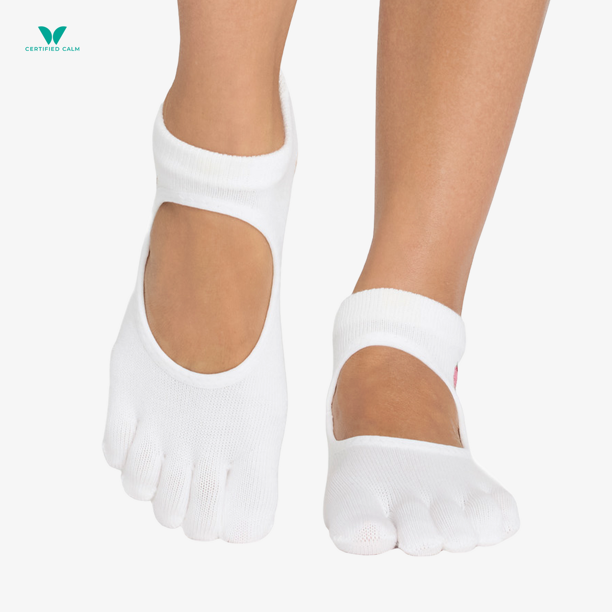 ToeSox Grip Socks Full Toe Bellarina