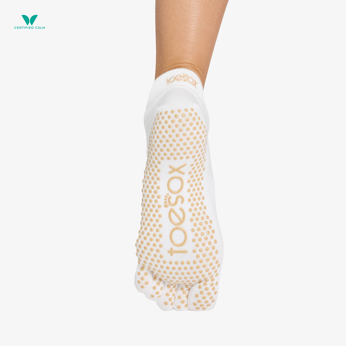 ToeSox Grip Socks Full Toe Bellarina