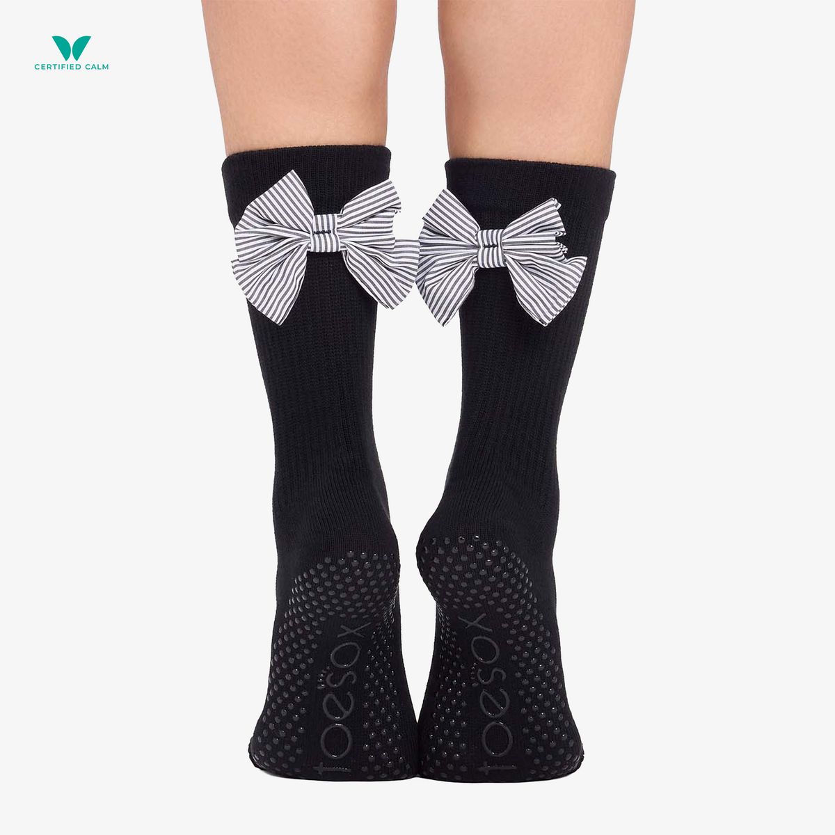 ToeSox Grip Socks Full Toe Crew