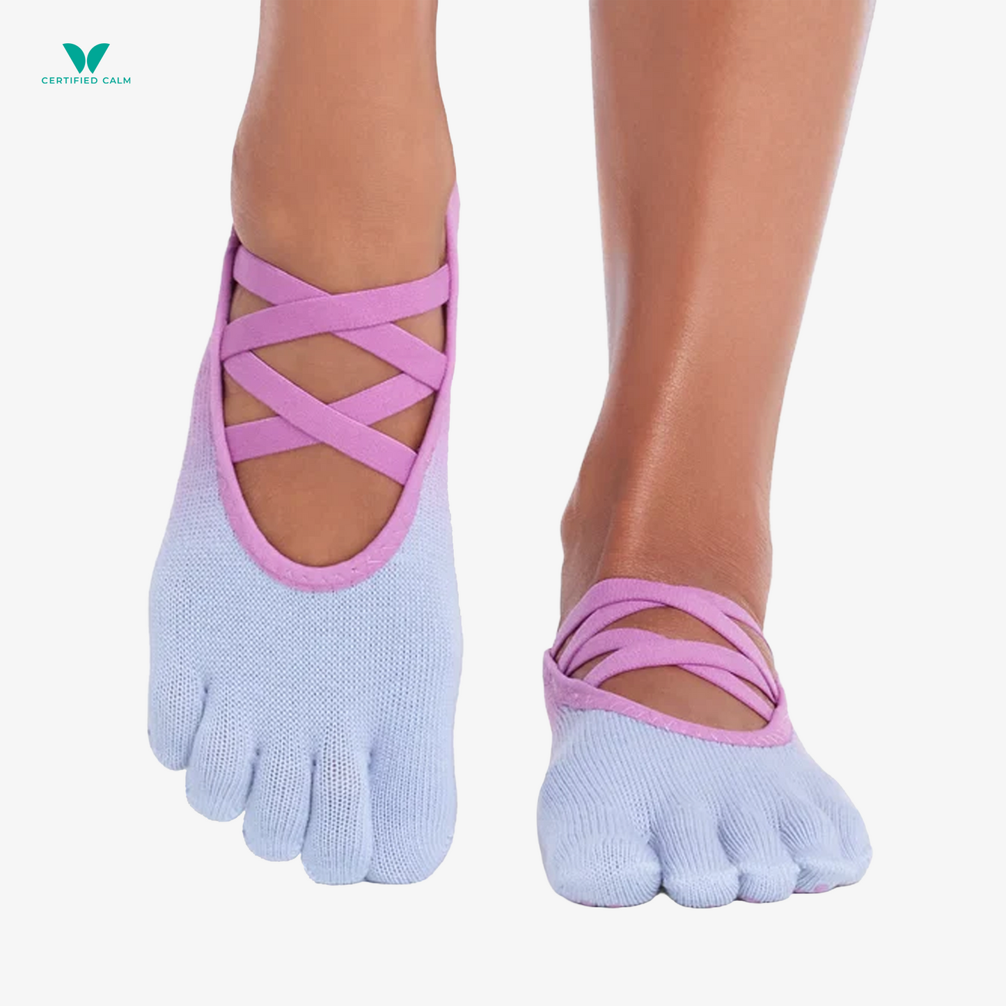 ToeSox Grip Socks Full Toe Elle