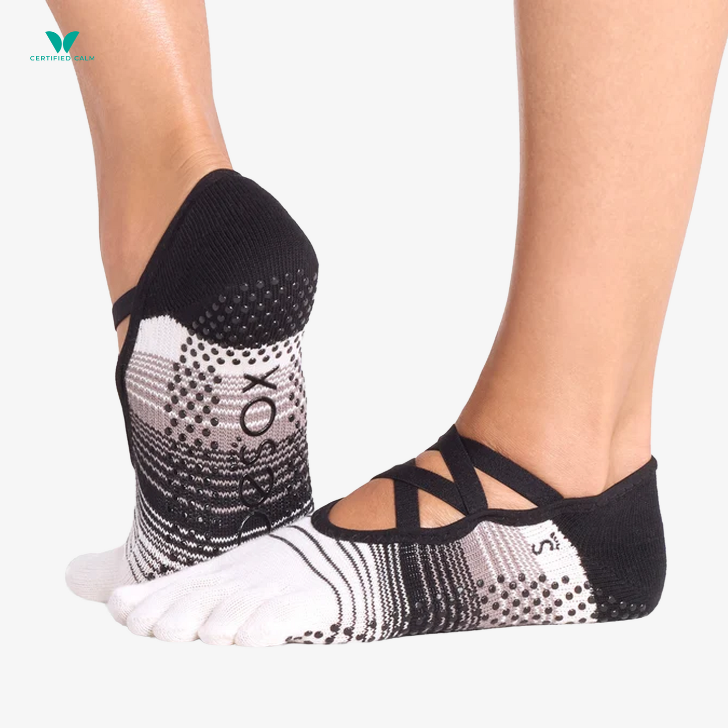 ToeSox Grip Socks Full Toe Elle