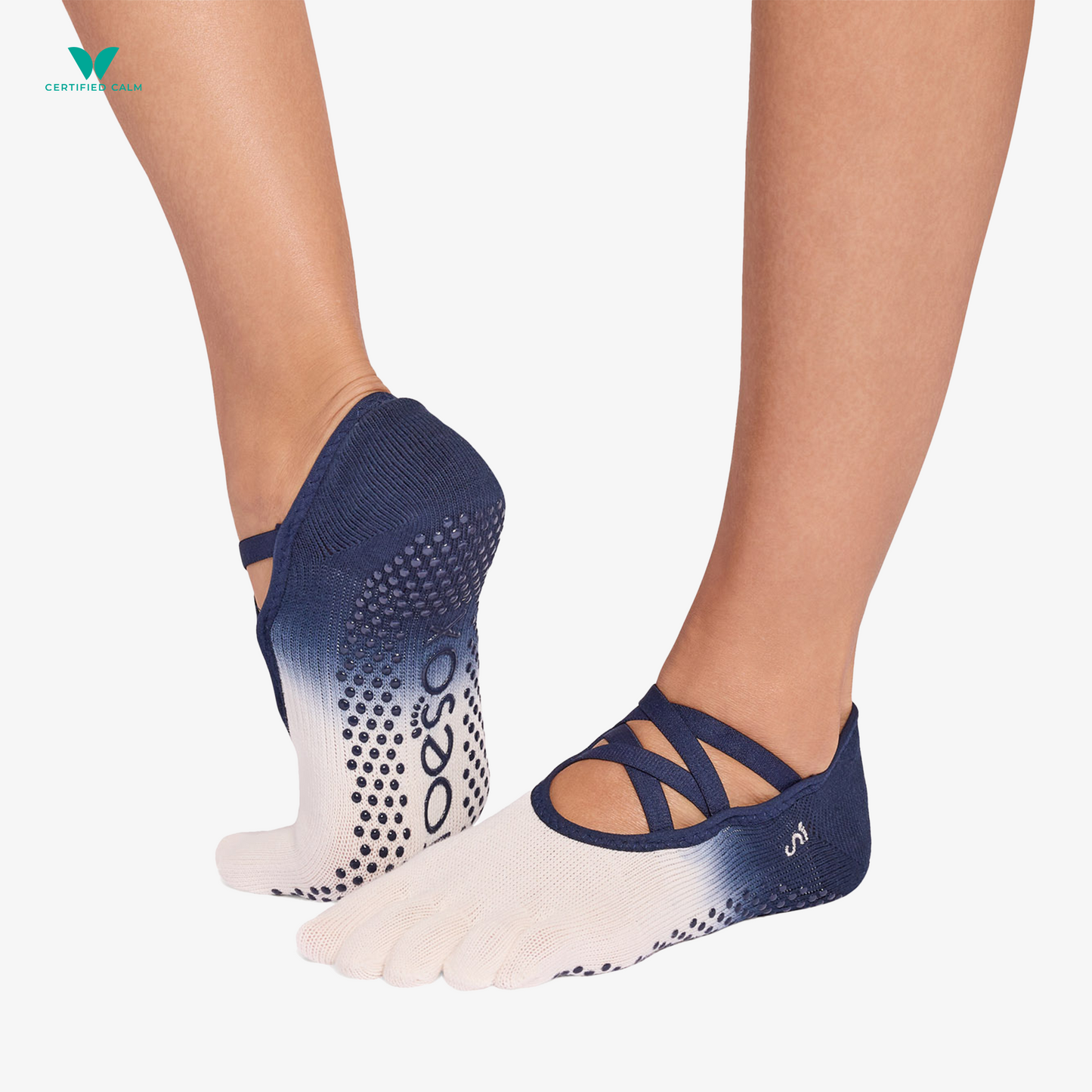 ToeSox Grip Socks Full Toe Elle
