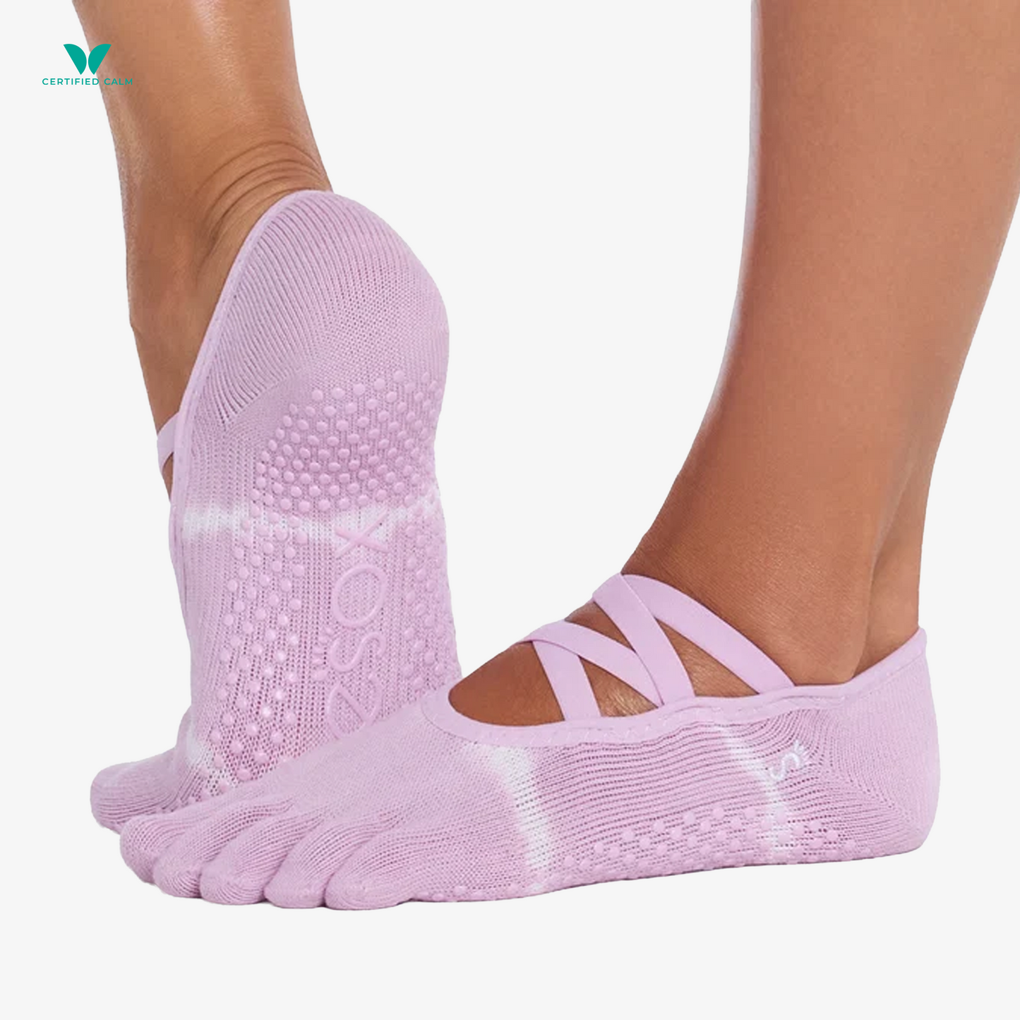 ToeSox Grip Socks Full Toe Elle