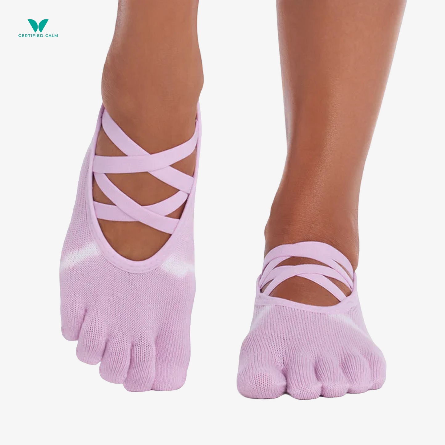 ToeSox Grip Socks Full Toe Elle