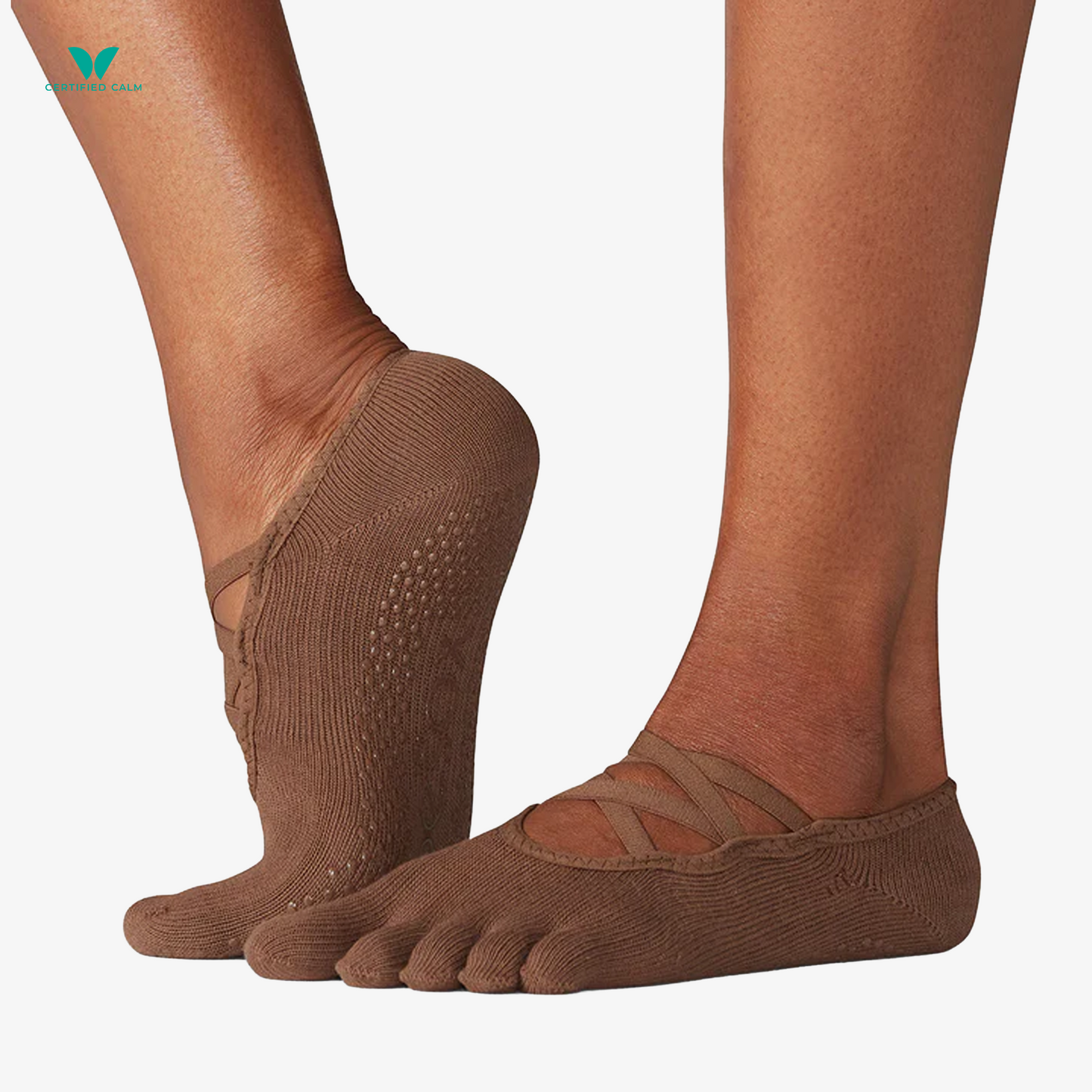 ToeSox Grip Socks Full Toe Elle