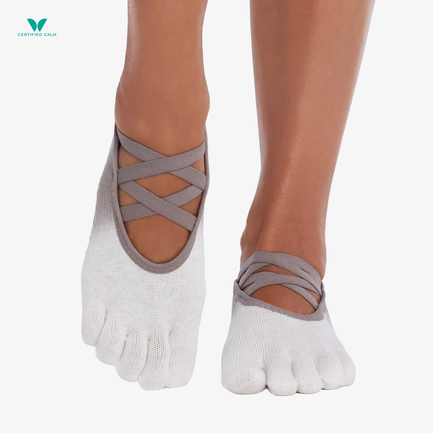 ToeSox Grip Socks Full Toe Elle