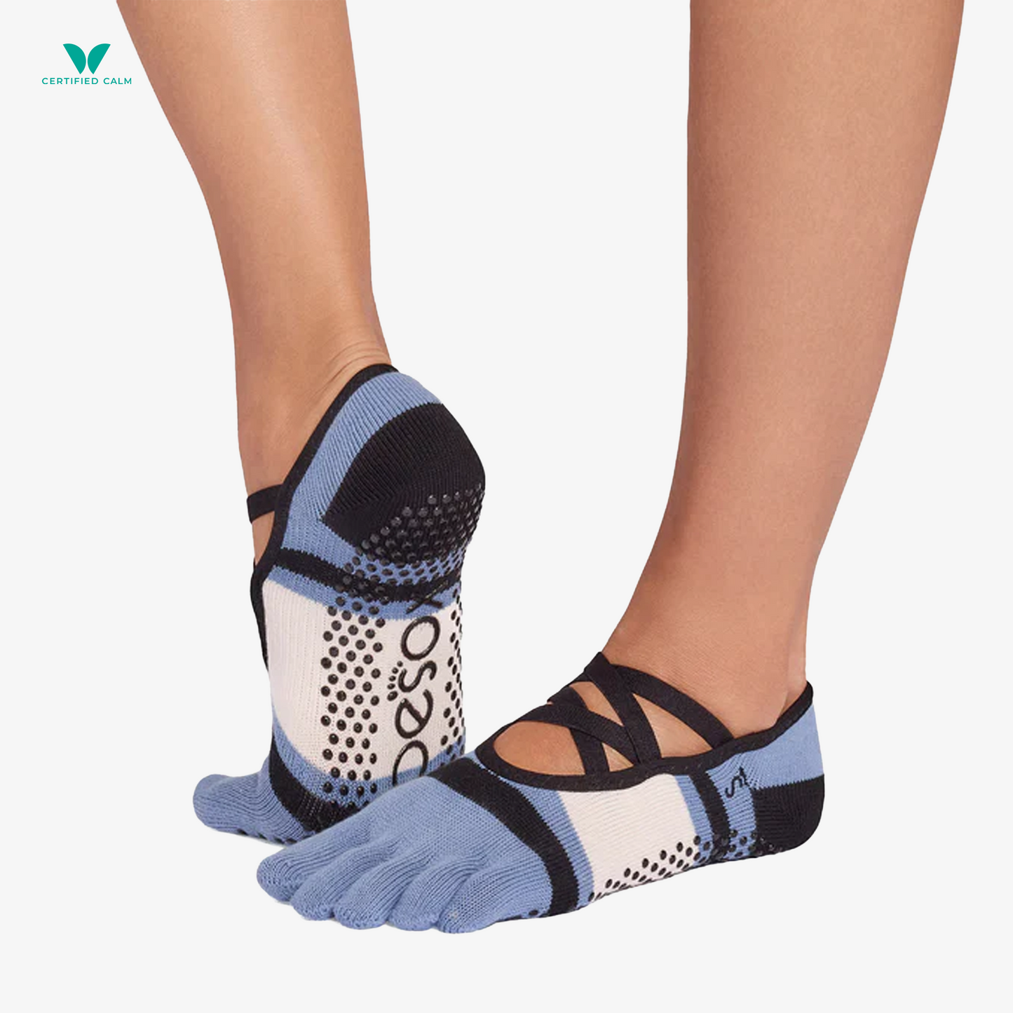 ToeSox Grip Socks Full Toe Elle