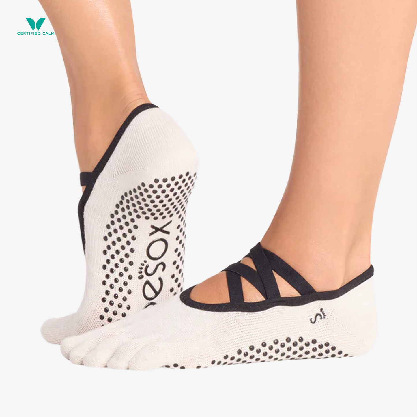 ToeSox Grip Socks Full Toe Elle
