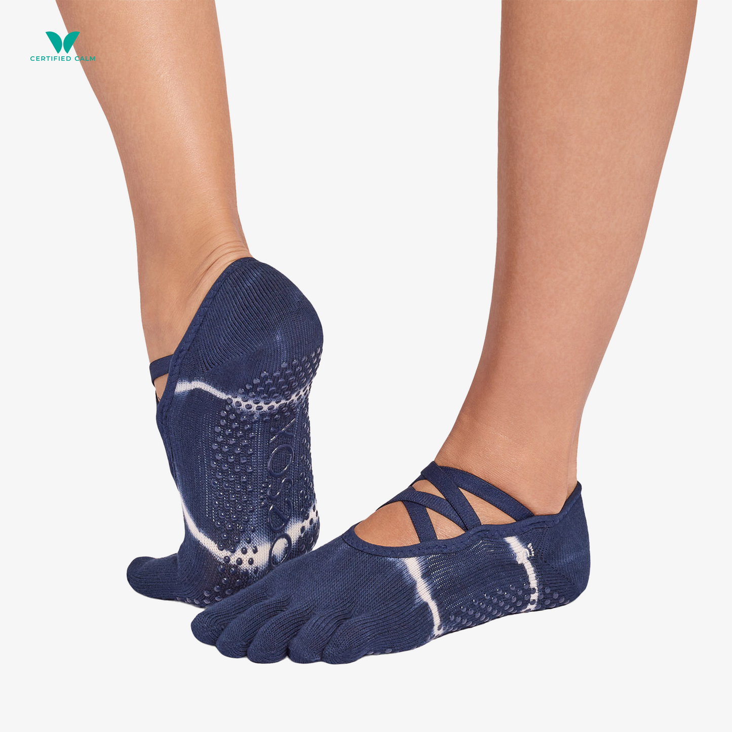 ToeSox Grip Socks Full Toe Elle