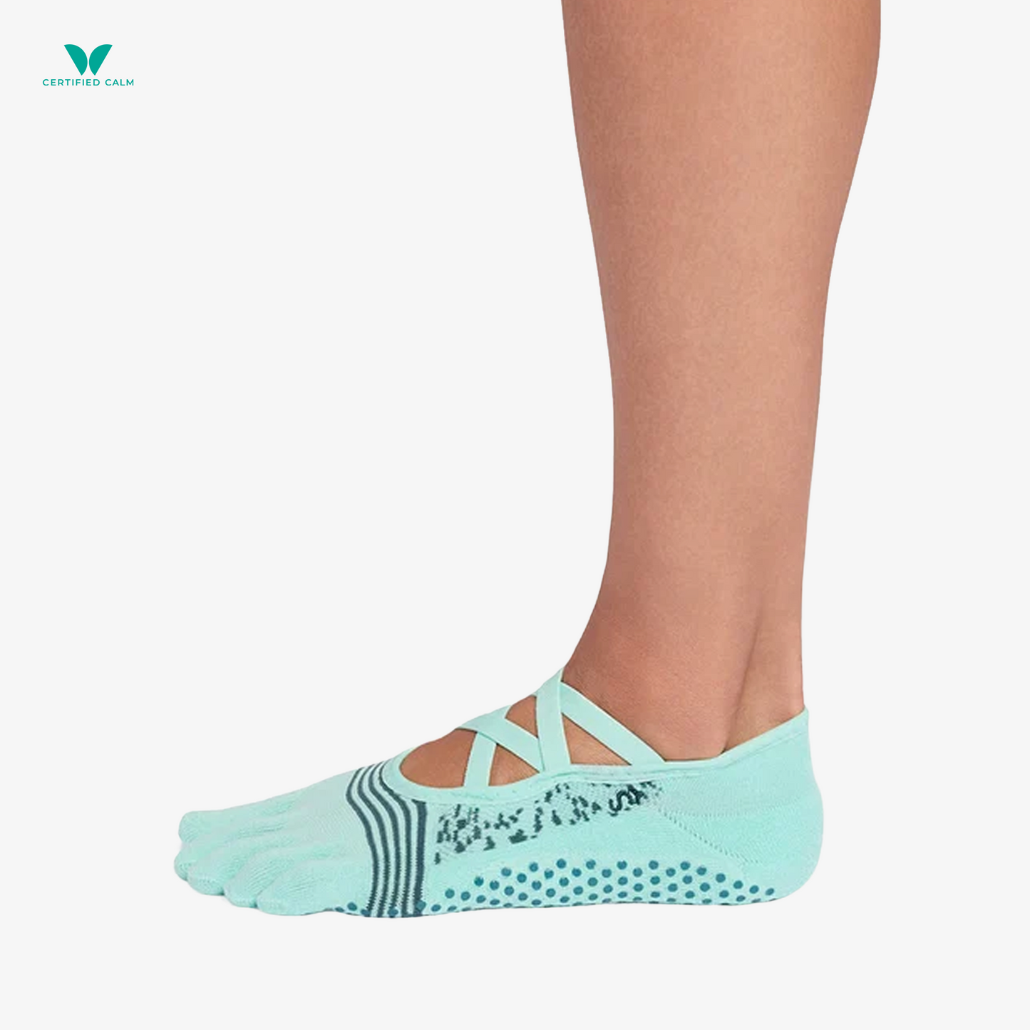 ToeSox Grip Socks Full Toe Elle Tec