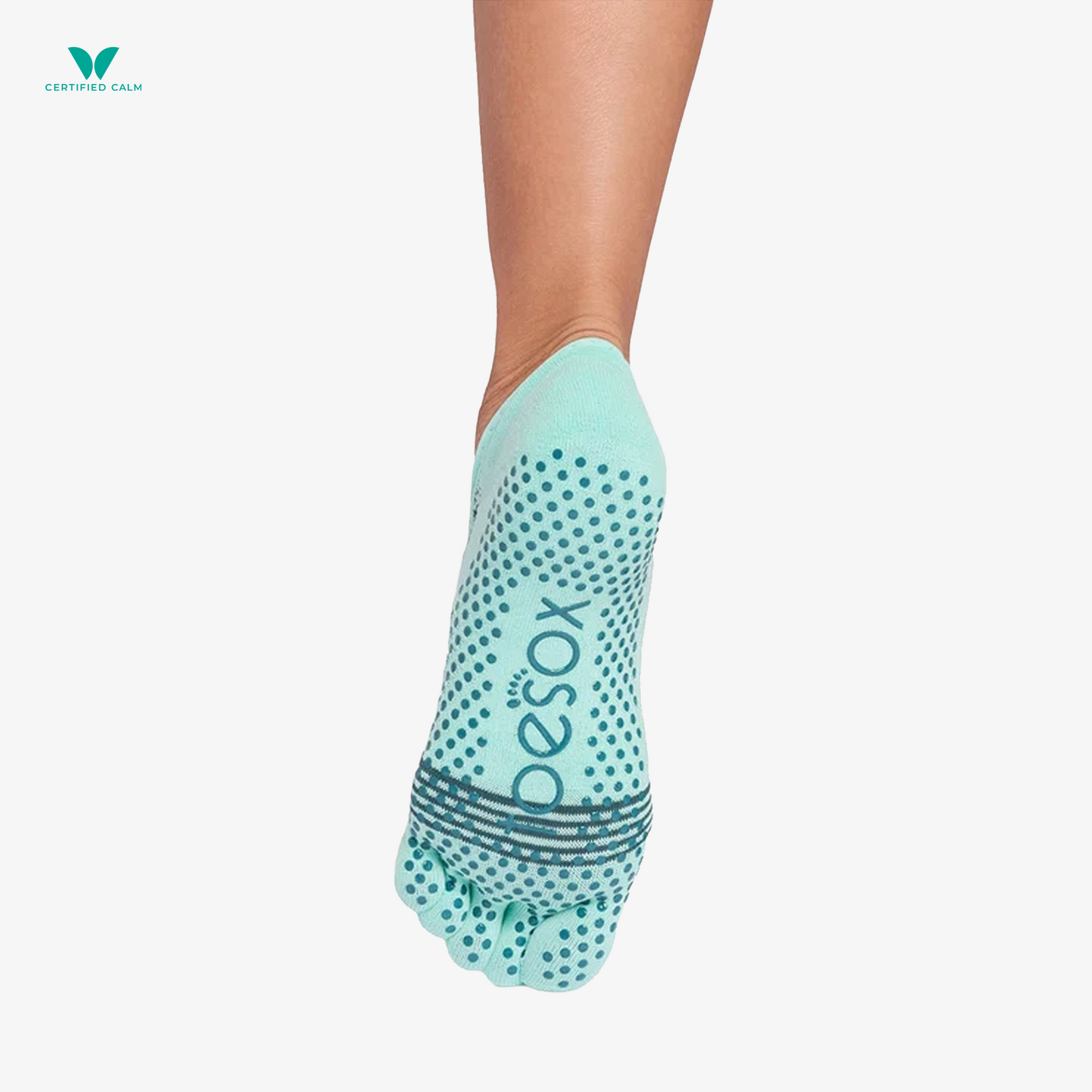 ToeSox Grip Socks Full Toe Elle Tec