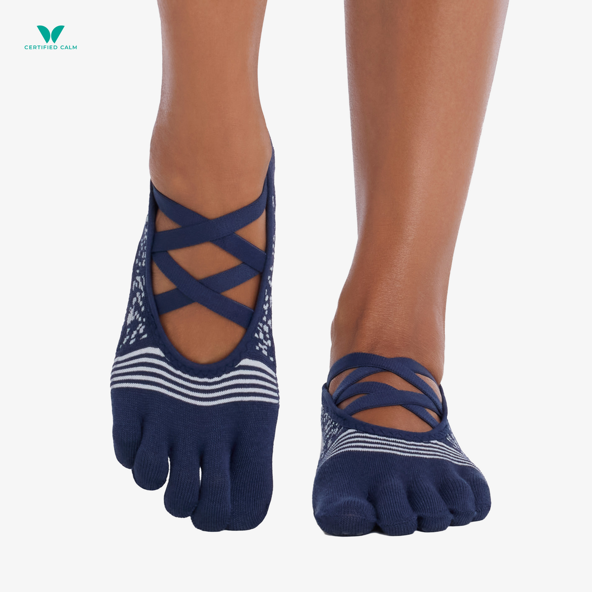ToeSox Grip Socks Full Toe Elle Tec
