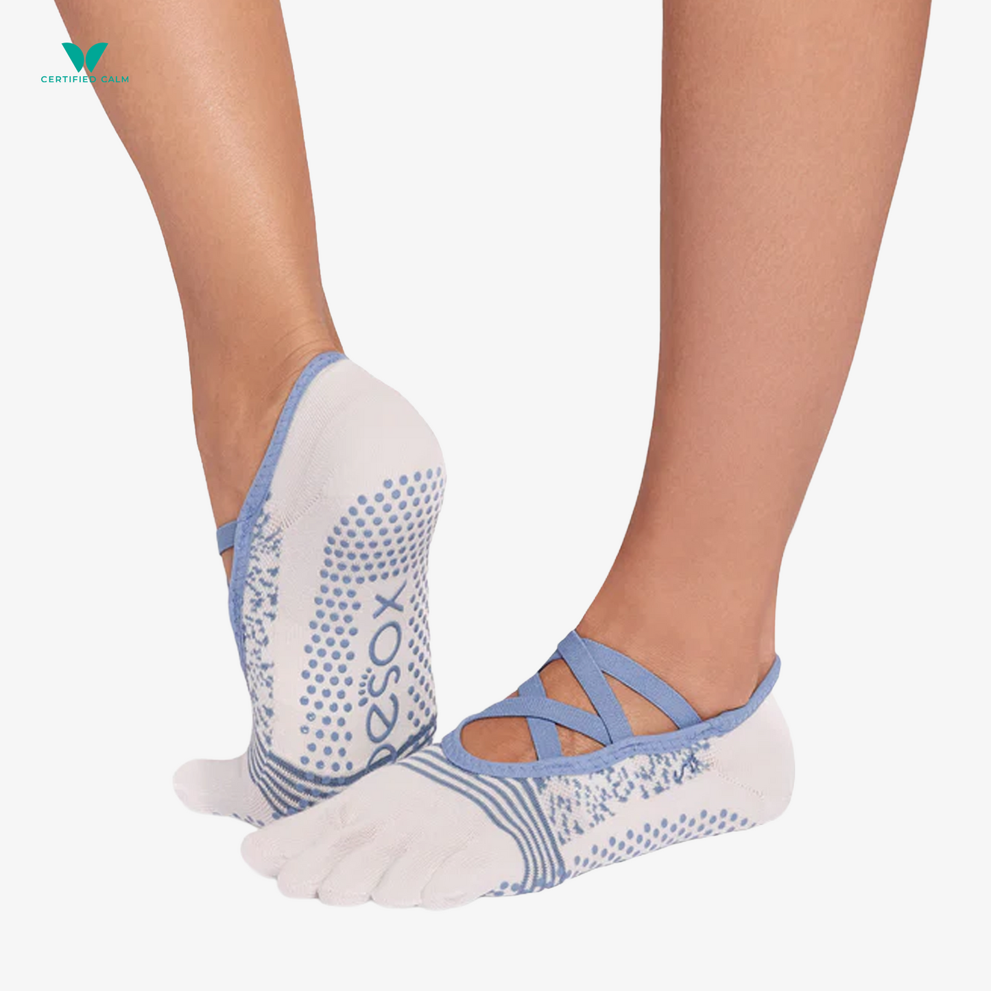 ToeSox Grip Socks Full Toe Elle