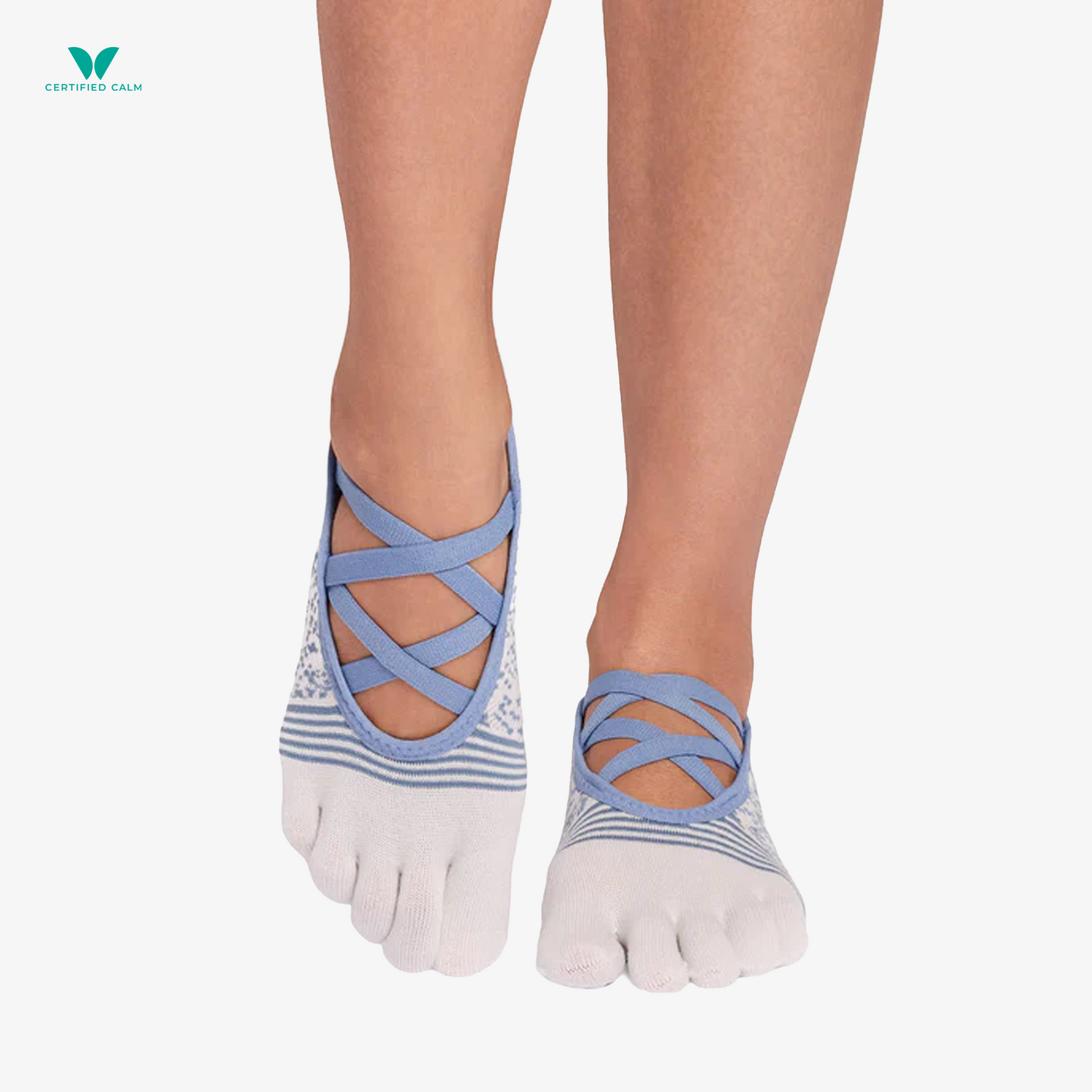 ToeSox Grip Socks Full Toe Elle