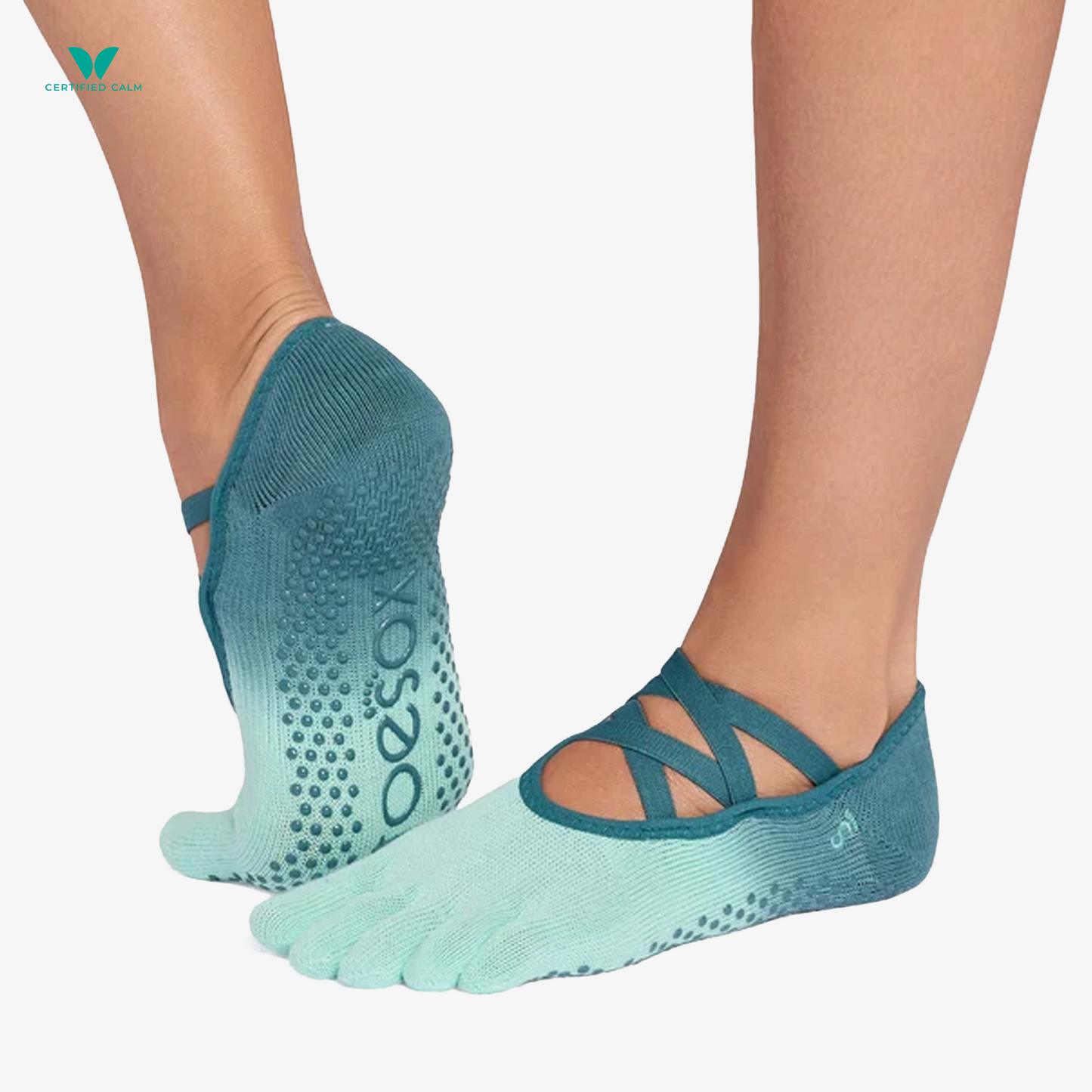ToeSox Grip Socks Full Toe Elle