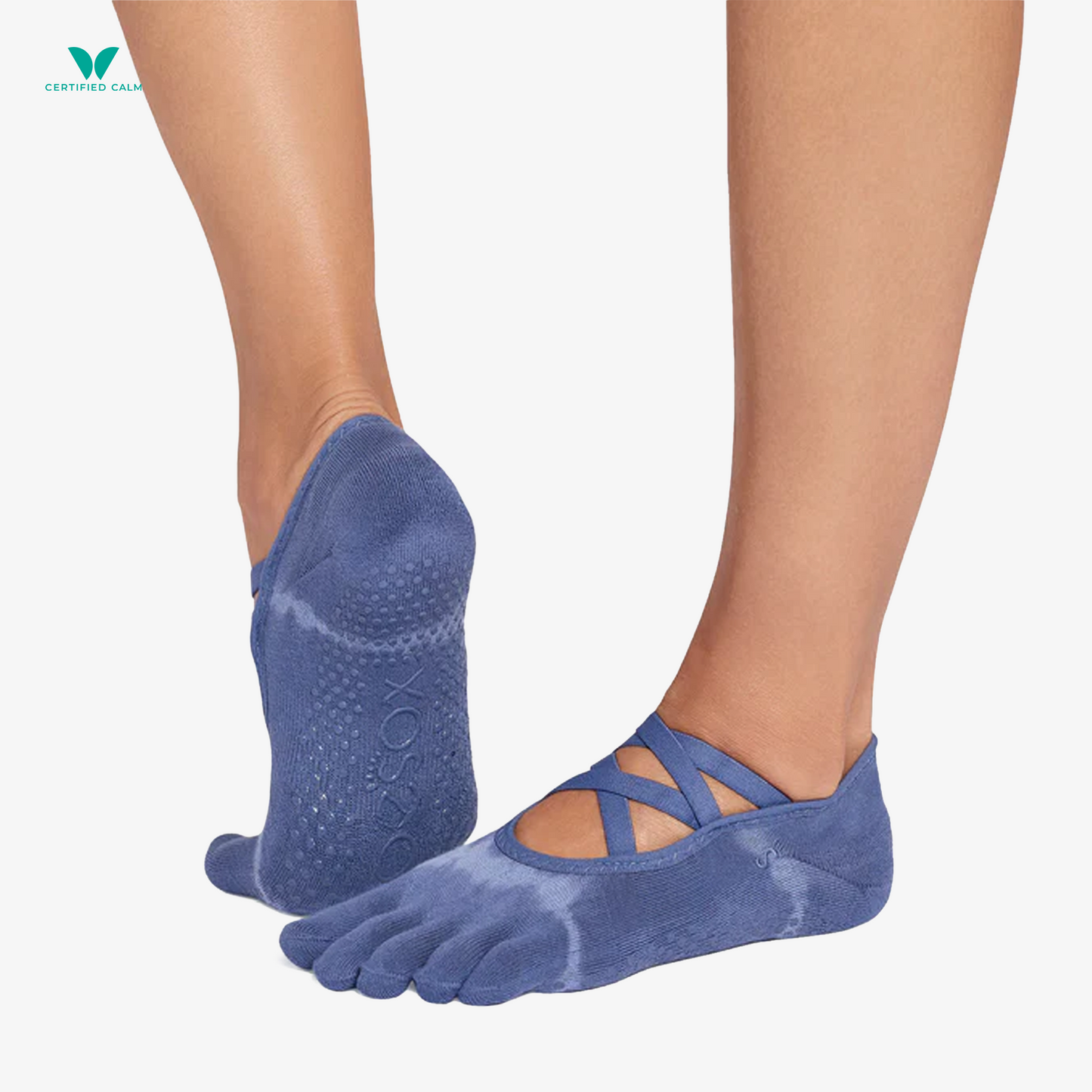 ToeSox Grip Socks Full Toe Elle