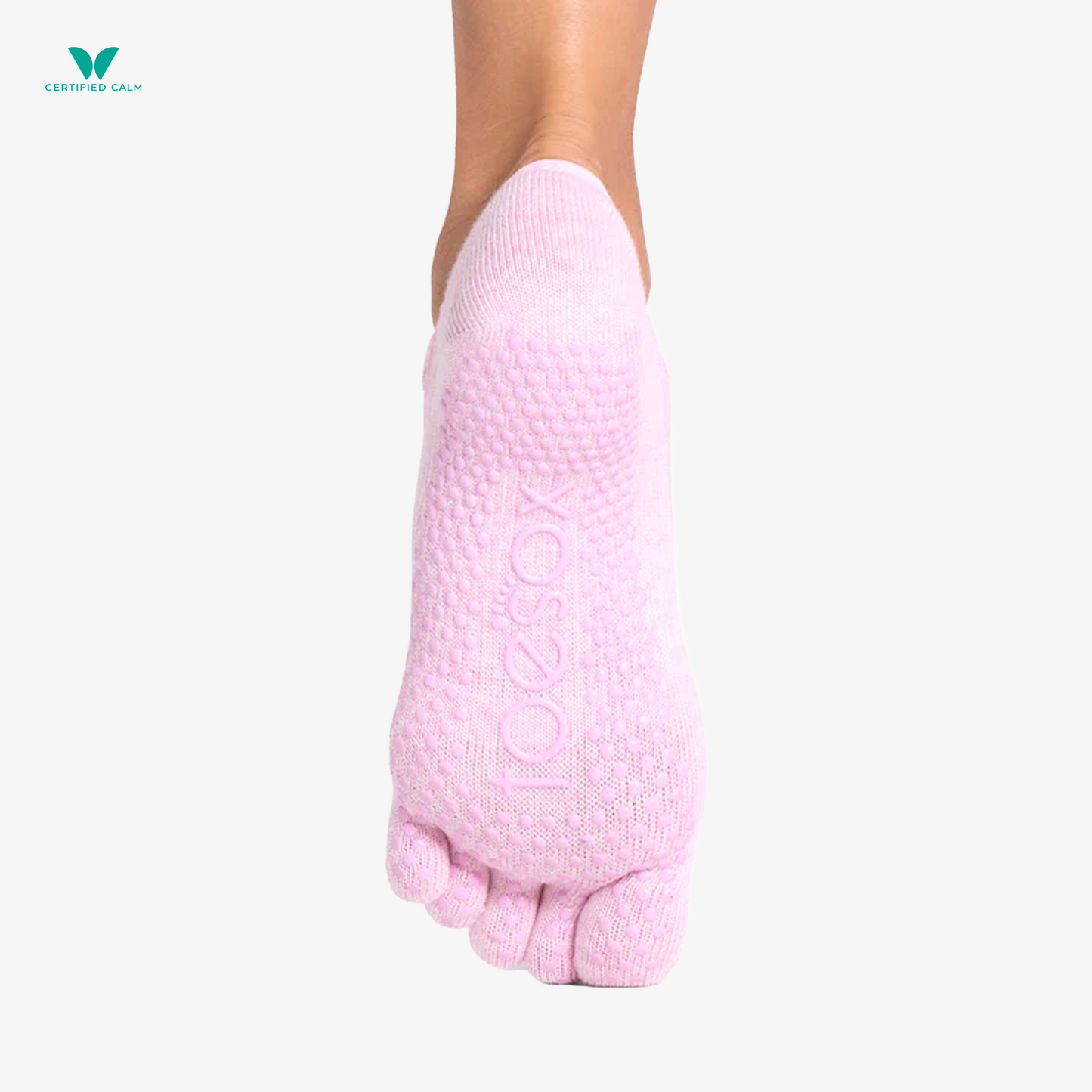 ToeSox Grip Socks Full Toe Ivy