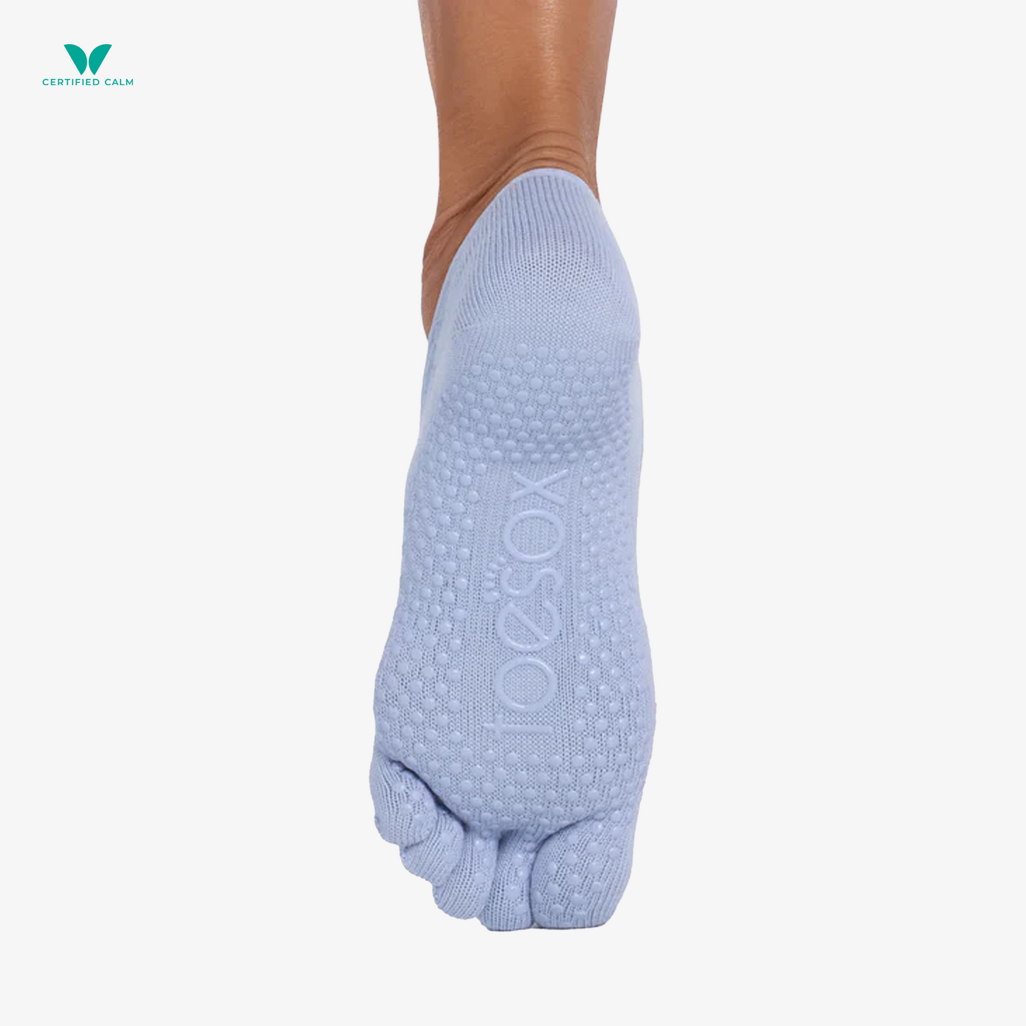 ToeSox Grip Socks Full Toe Ivy