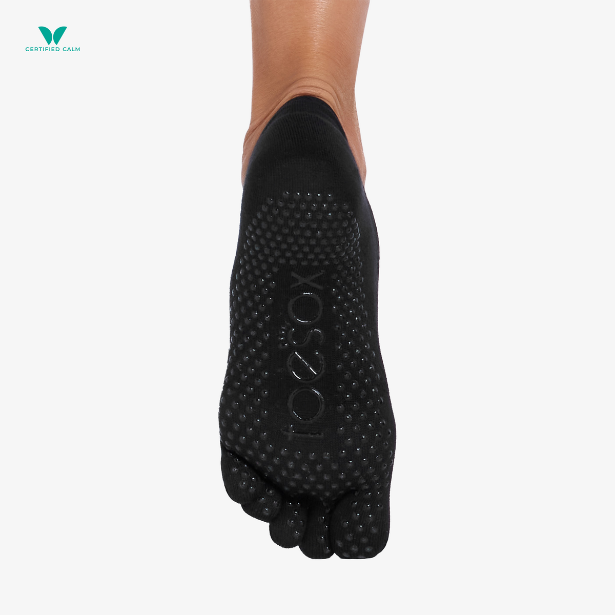 ToeSox Grip Socks Full Toe Ivy