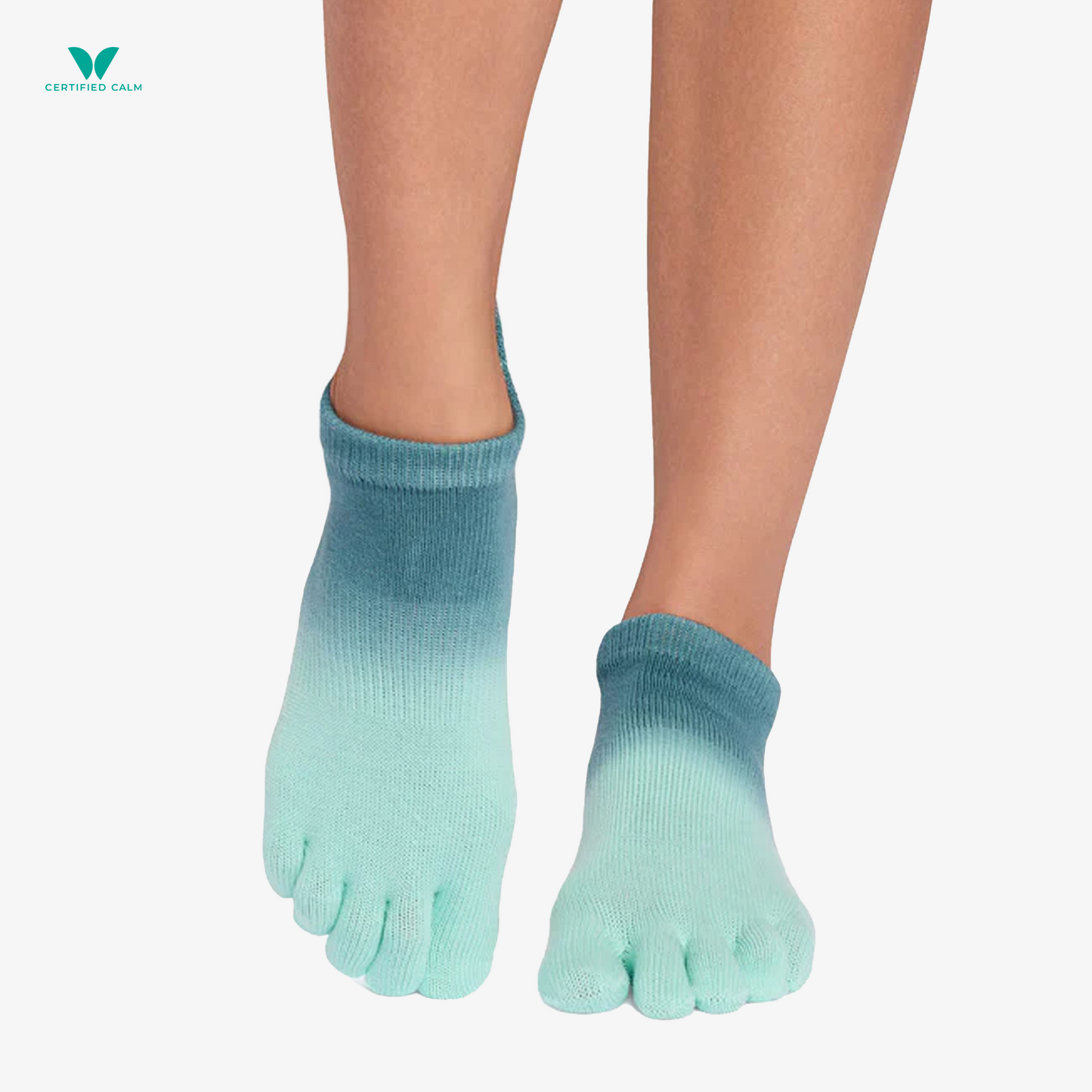 ToeSox Grip Socks Full Toe Low Rise