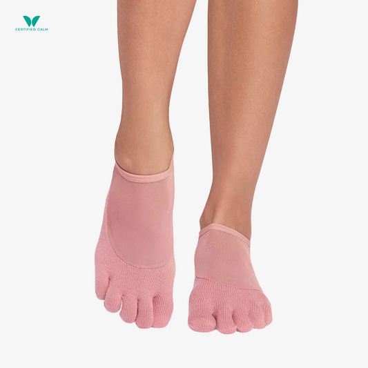 ToeSox Grip Socks Full Toe Luna