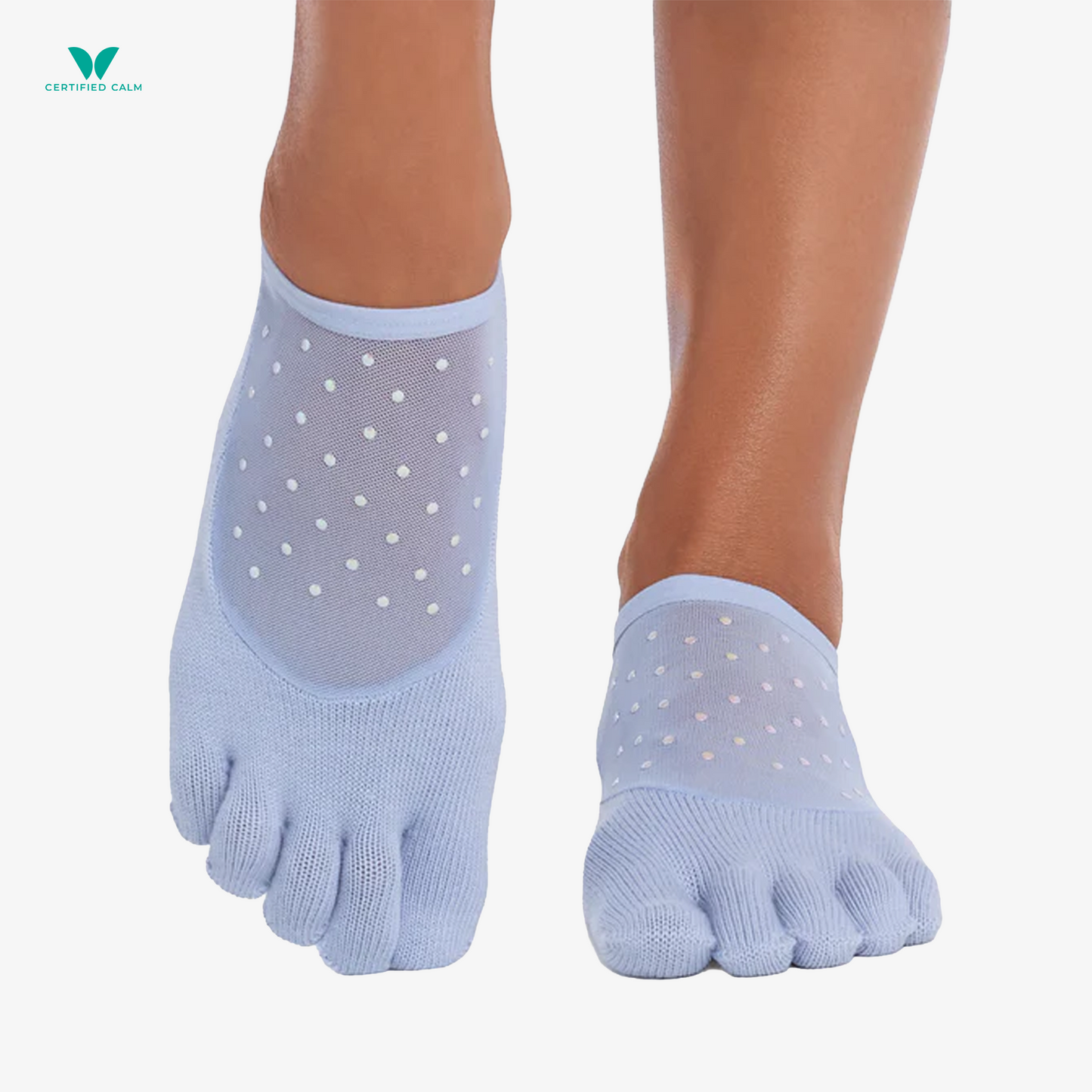 ToeSox Grip Socks Full Toe Luna
