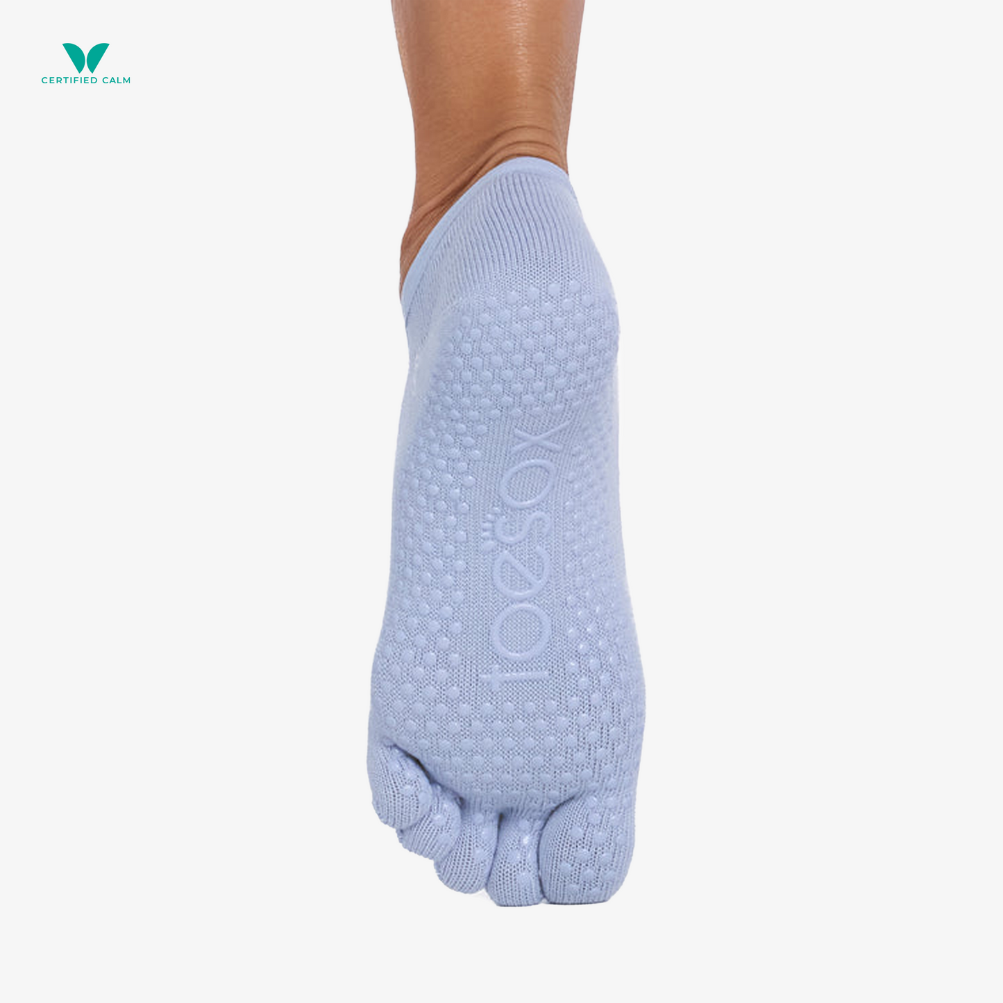 ToeSox Grip Socks Full Toe Luna