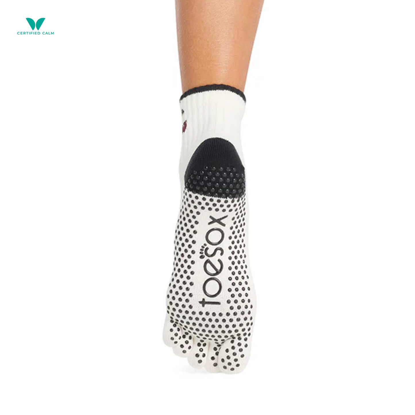 ToeSox Grip Socks Full Toe Melody