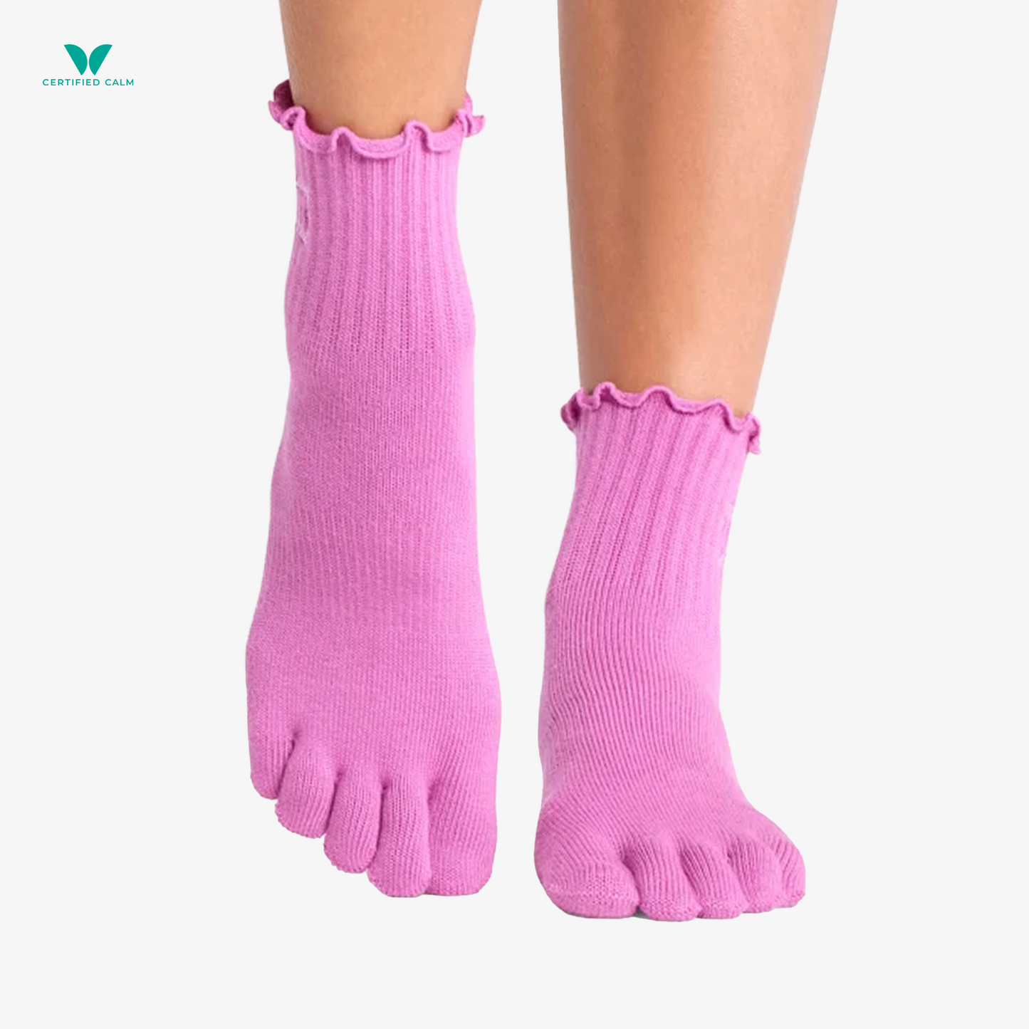 ToeSox Grip Socks Full Toe Melody