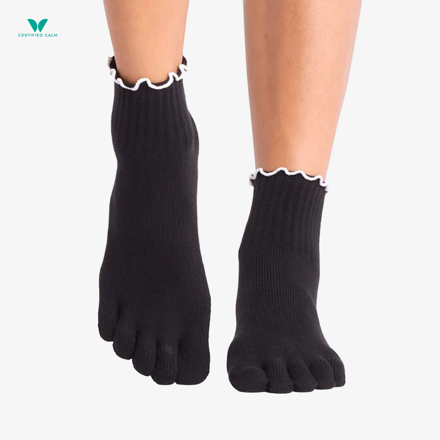 ToeSox Grip Socks Full Toe Melody