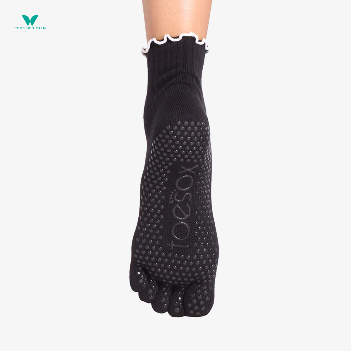 ToeSox Grip Socks Full Toe Melody