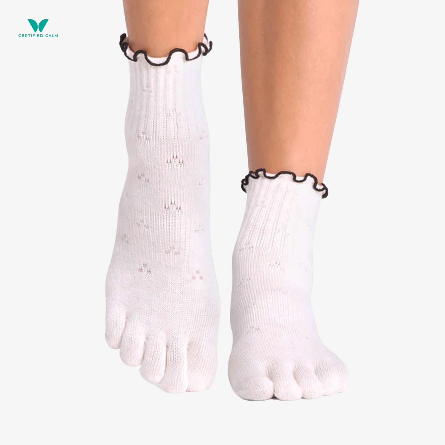 ToeSox Grip Socks Full Toe Melody