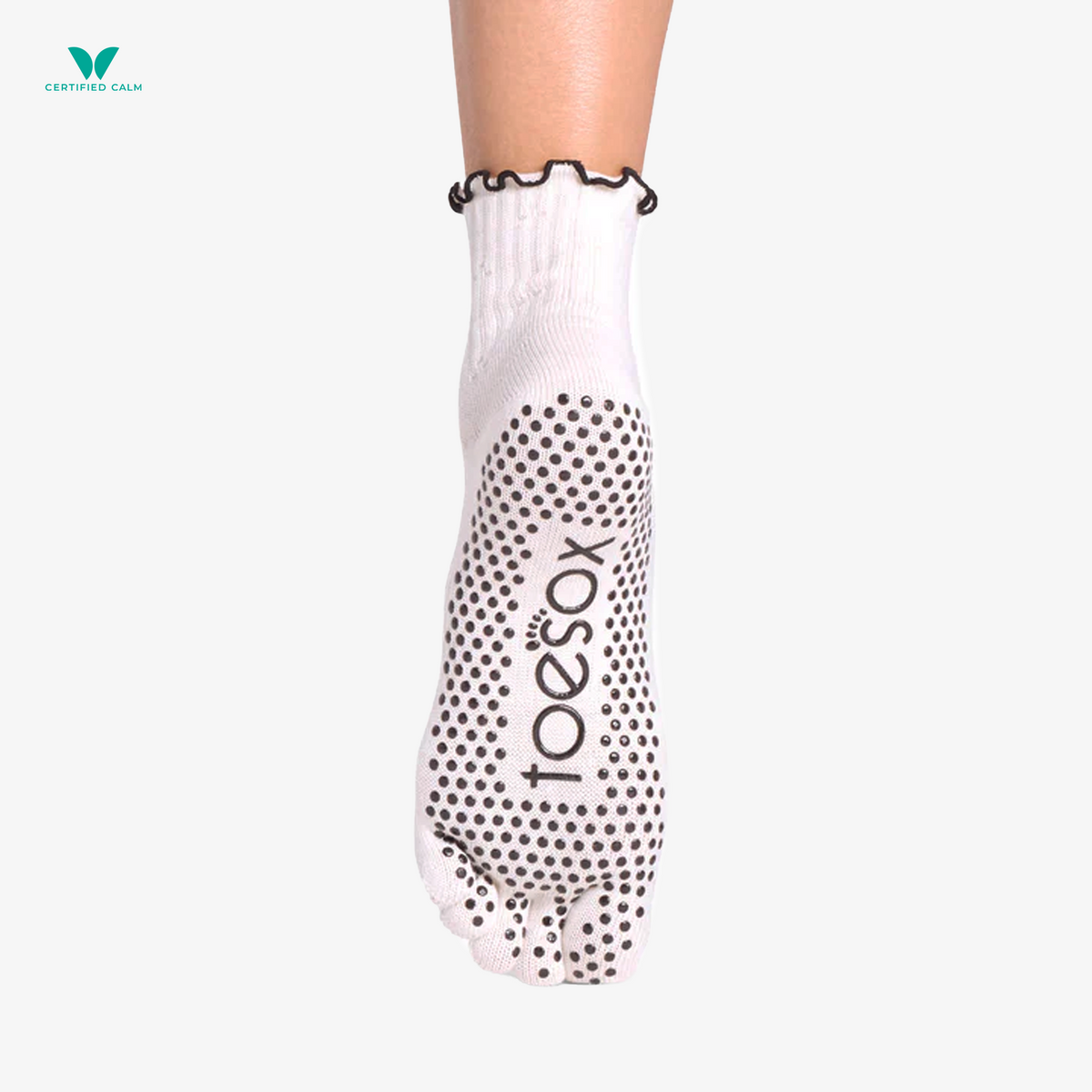 ToeSox Grip Socks Full Toe Melody