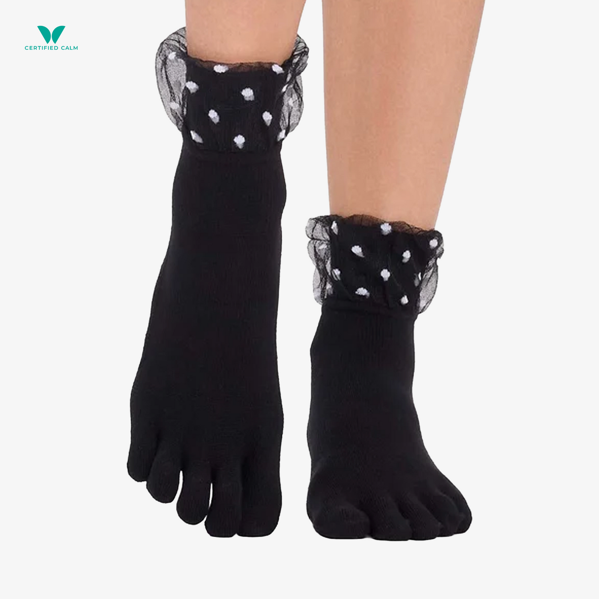 ToeSox Grip Socks Full Toe Melody