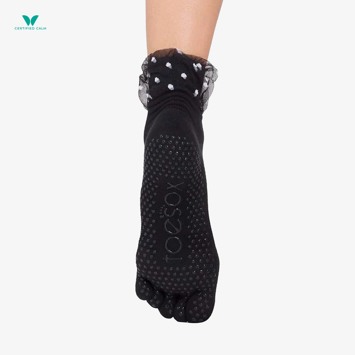 ToeSox Grip Socks Full Toe Melody