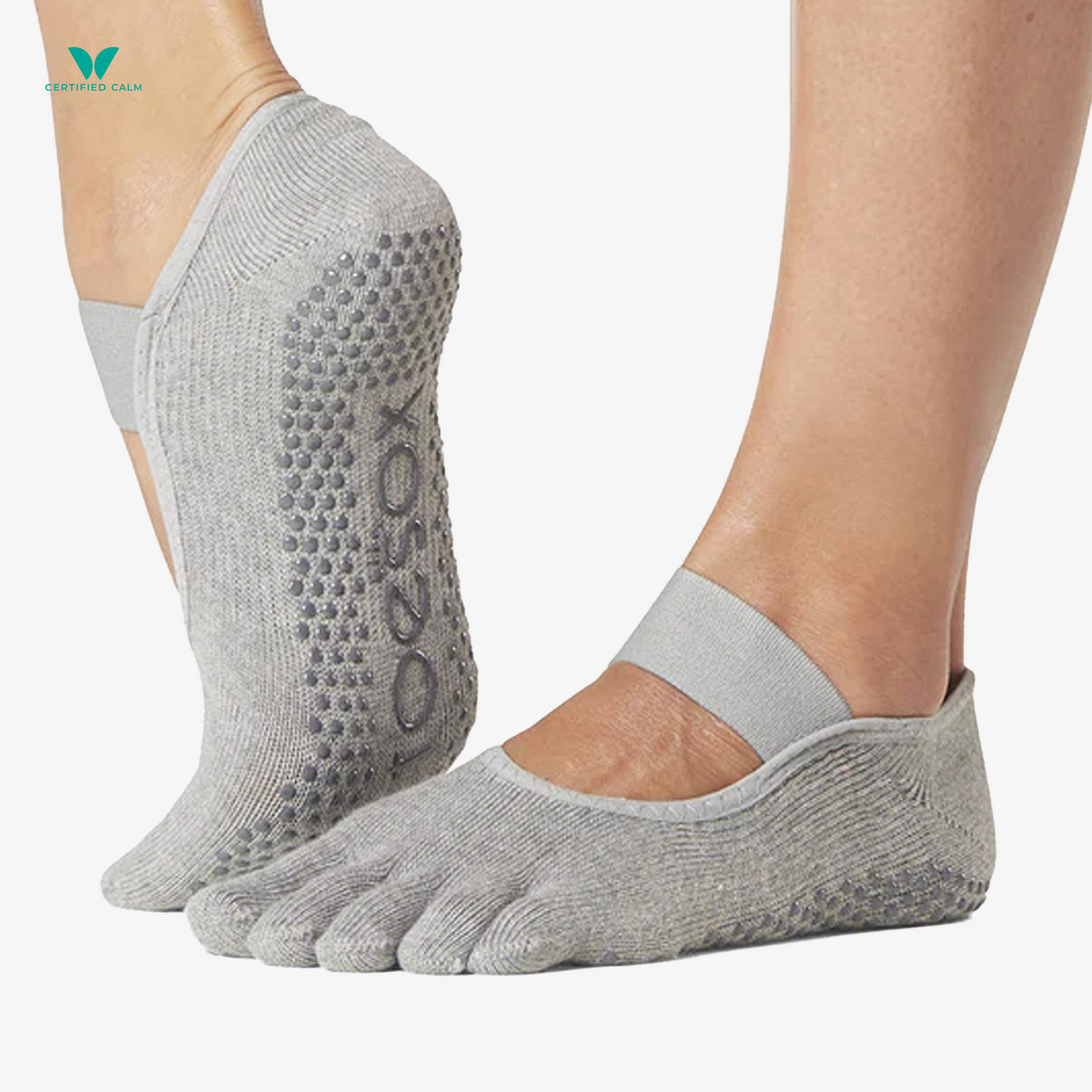 ToeSox Grip Socks Full Toe Mia