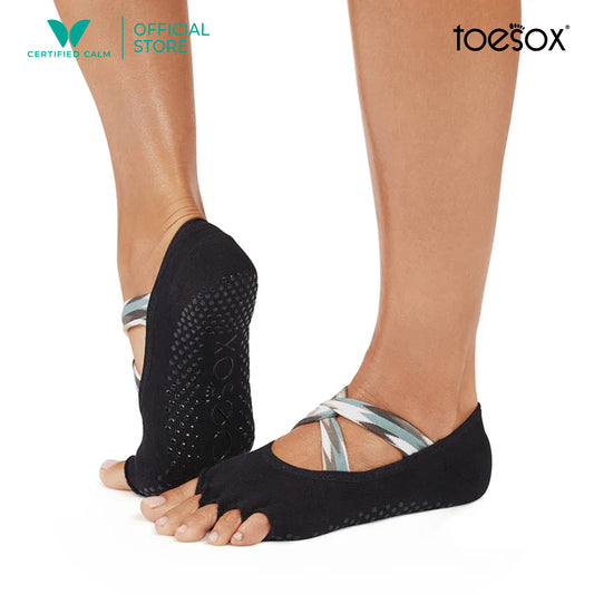 ToeSox Grip Socks Half Toe Ivy