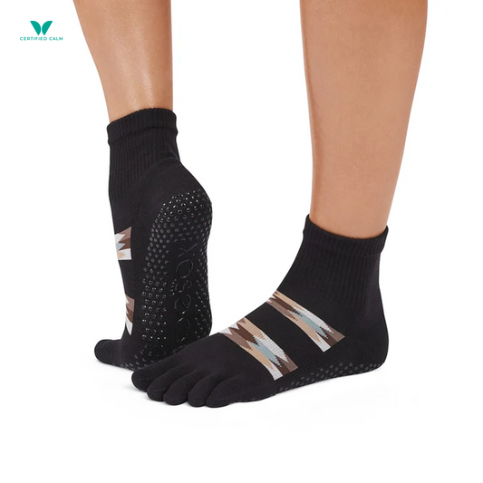 ToeSox Grip Socks Full Toe Melody