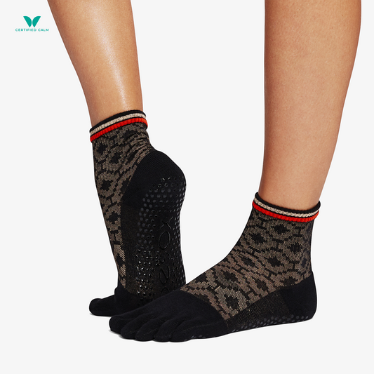 ToeSox Grip Socks Full Toe Melody