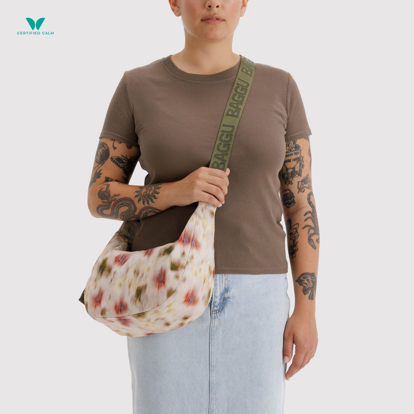 Baggu Medium Nylon Crescent Bag