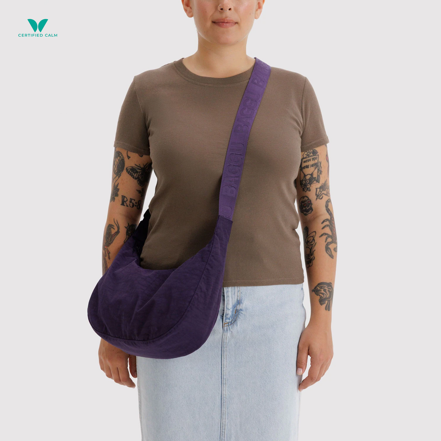 Baggu Medium Nylon Crescent Bag