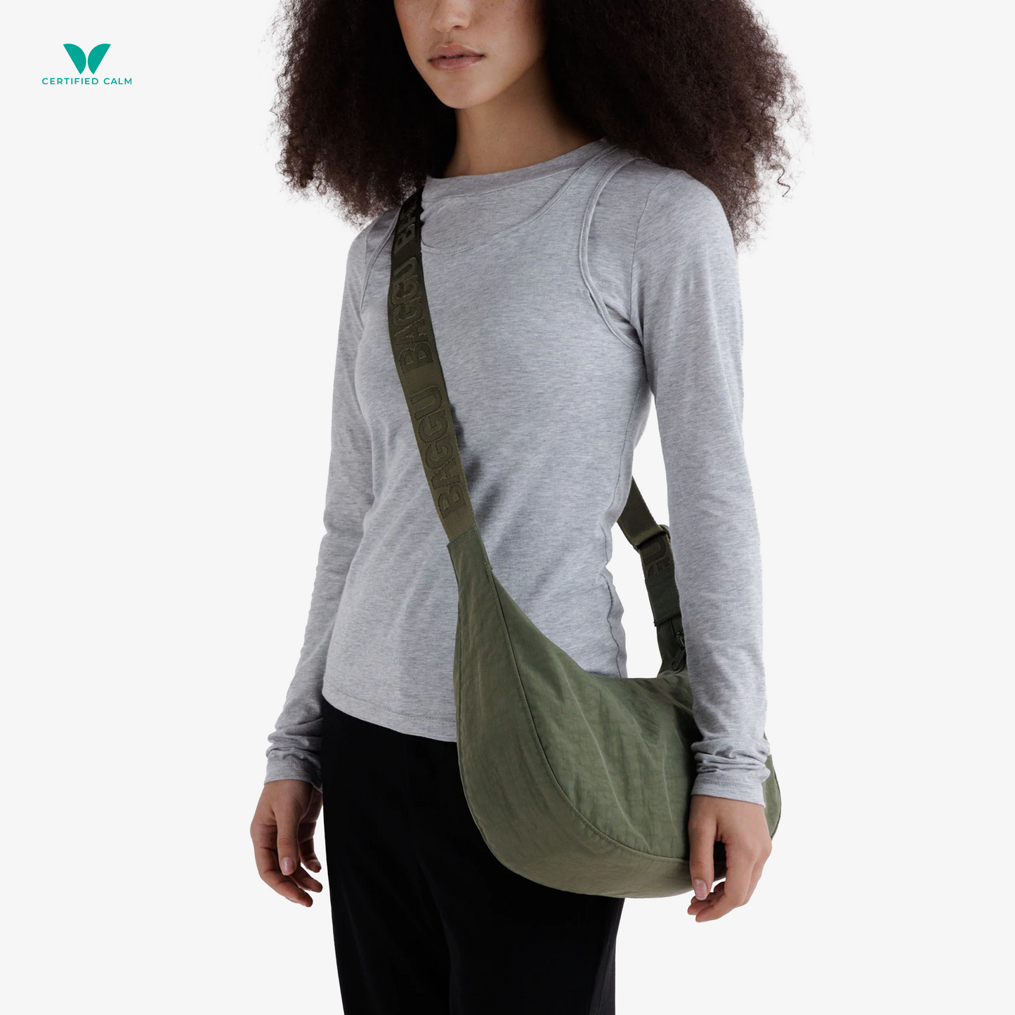 Baggu Medium Nylon Crescent Bag