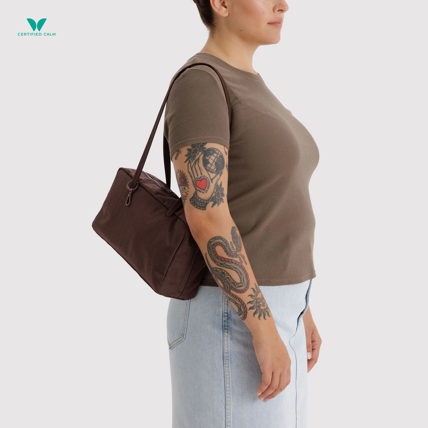 Baggu Nylon Bowler Bag