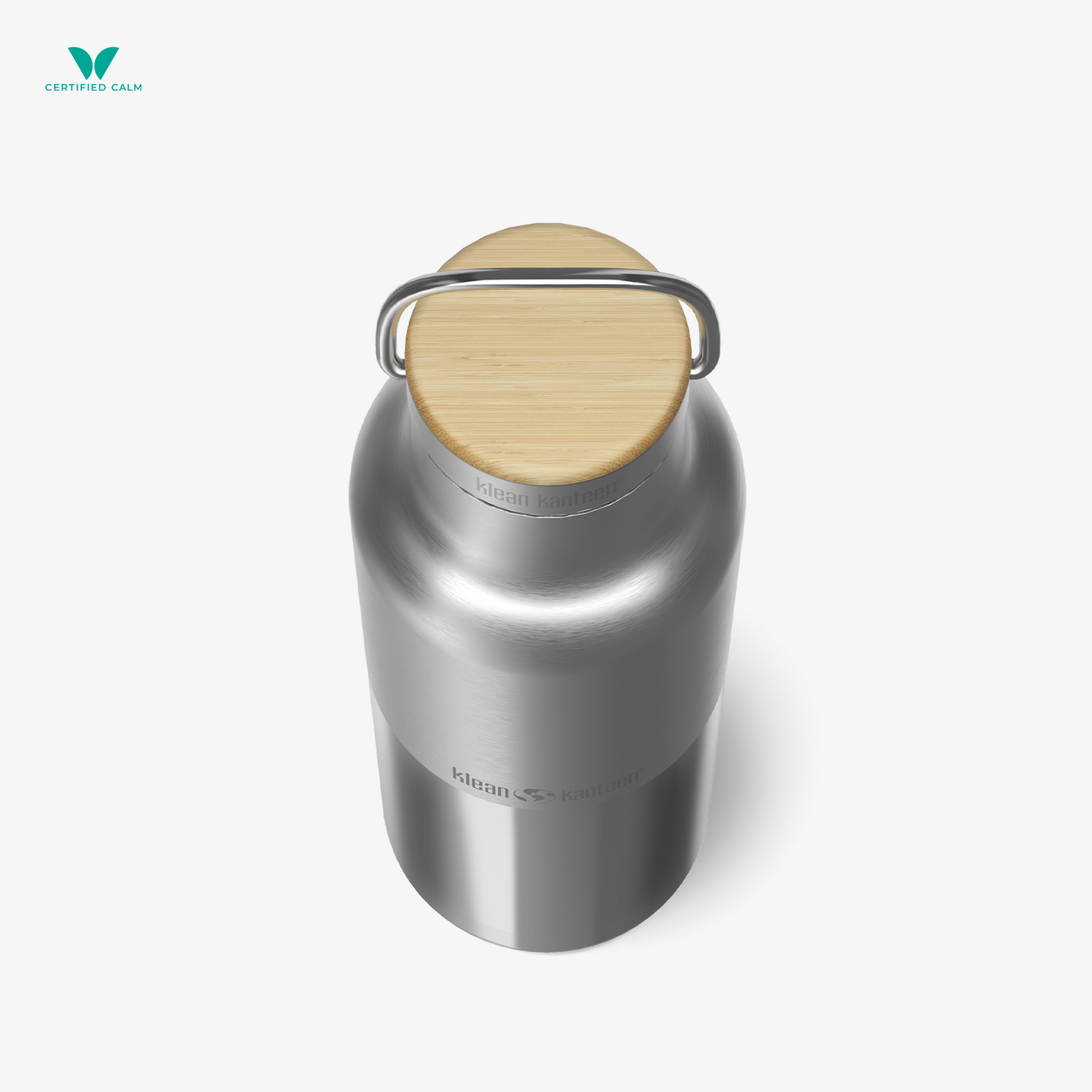 Klean Kanteen 16oz Rise Reflect with Bamboo Cap