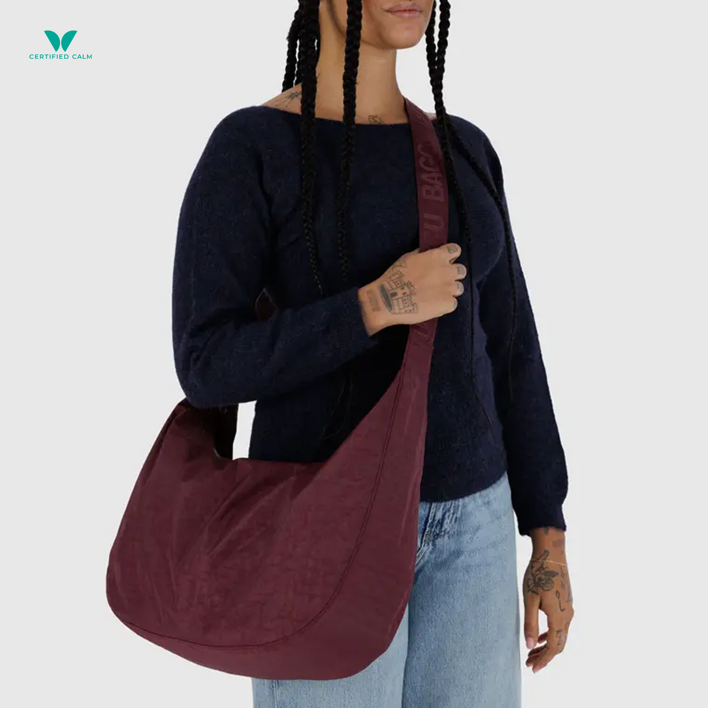 Baggu Large Nylon Crescent Bag