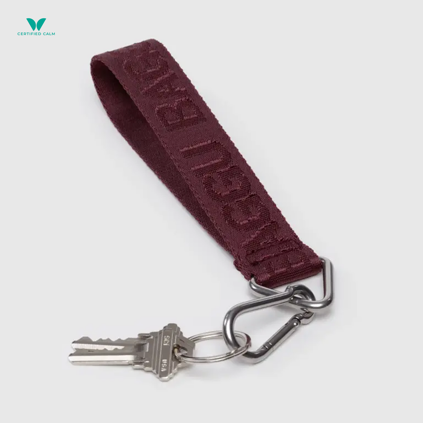 Baggu Nylon Logo Keychain