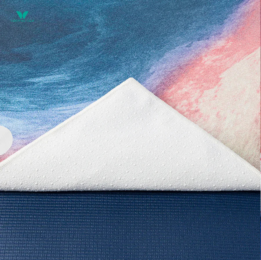 Manduka Yogitoes® Skidless Mat Towel 71" - Shoreline Sand